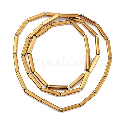 Chapelets de perles en verre électroplaqué&nbsp;EGLA-Q128-12A-FP02