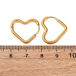 Creolen aus Edelstahl 201&nbsp;EJEW-Z127-01G-05