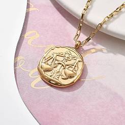 Colliers avec pendentif constellation en acier inoxydable 304&nbsp;NJEW-K392-01G-07