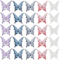 100 pz 5 colori perline acriliche&nbsp;TACR-SP0001-44