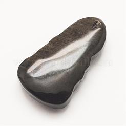 Natürliche goldene Schein Obsidian Anhänger&nbsp;G-G660-14
