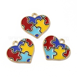Colgantes de esmalte de aleación&nbsp;ENAM-J650-01G-01