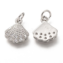Messing micro pave klar zirkonia charme&nbsp;ZIRC-C020-49P