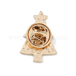 Spille smaltate in lega natalizia&nbsp;AJEW-A056-05A