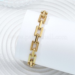 Armbänder aus rechteckigen Gliederketten aus Edelstahl 304 für Damen und Herren&nbsp;BJEW-JB13794