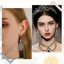 Kit de fabrication de boucles d'oreilles dôme vierges à faire soi-même&nbsp;DIY-SC0021-59