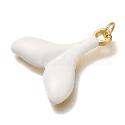 Emaille-Anhänger aus Messing mit Gestellbeschichtung&nbsp;KK-I720-24G-01