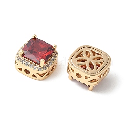 Perline zirconi micro pave  in ottone&nbsp;KK-A253-20G-02
