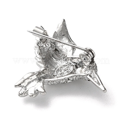 Broche en alliage de zinc et platine émaillée en forme de pic&nbsp;LS-JEWB-D068-02P-01
