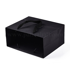 Rechteckige Papiertüten mit Seilhenkeln&nbsp;CARB-L011-02A-05