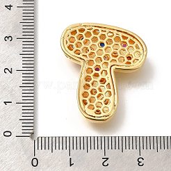 Ciondoli di zirconi in ottone&nbsp;KK-M295-13G-T
