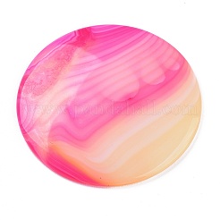 Agata a strisce naturali / cabochon a agata fasciati&nbsp;G-O190-03