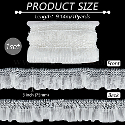 10 Yards Stoff knitterfreier elastischer Spitzenbesatz&nbsp;OCOR-FG0002-61