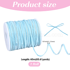 Rubans de velours simple face en nylon de 60 m&nbsp;OCOR-HY0001-73B