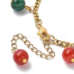 Charm-Armbänder aus Legierung mit Weihnachtssocke&nbsp;BJEW-JB09526