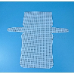 Feuille de toile de maille en plastique en forme de rectangle de bricolage&nbsp;PURS-PW0001-603A