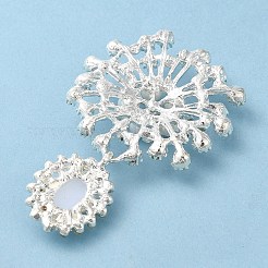Zink-Legierung Strass Anhänger&nbsp;LS-PALLOY-Z017-01C-S