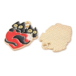 Pendentifs d'émail en alliage&nbsp;ENAM-CJC0017-03A-LG