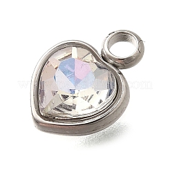 Acciaio inossidabile 304 con pendenti in strass&nbsp;STAS-Q346-01P-04