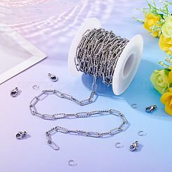 Kits de fabrication de bracelets et colliers à maillons en acier inoxydable 304&nbsp;DIY-TA0012-41B