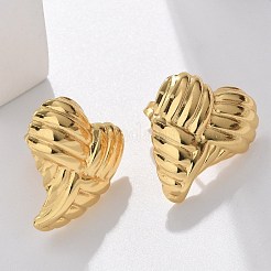 Orecchini a bottone in acciaio inossidabile 304&nbsp;EJEW-L296-013G-04