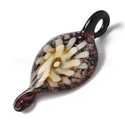 Handgefertigte Goldsand Murano Anhänger&nbsp;LAMP-D302-04