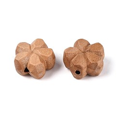 Perlen aus natürlichem Apfelholz&nbsp;WOOD-N021-04