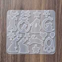 Orecchini pendenti di coniglio stampo in silicone fai da te&nbsp;DIY-Q033-08B
