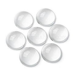 Transparent halbrund Glas Cabochons&nbsp;LS-X-GGLA-R027-30mm