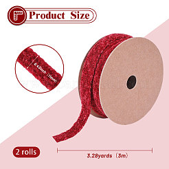 Polyester-Chenilleband&nbsp;OCOR-WH0097-36A