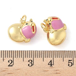 Messing Emaille Anhänger / charms&nbsp;KK-C110-20A-G