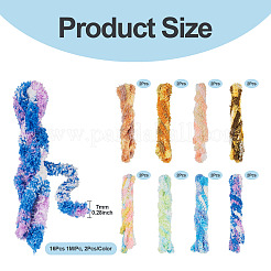 16 Stück 8 Farben DIY Plüschstäbe&nbsp;FIND-TA0008-58