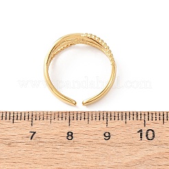 Offene Manschettenringe aus 304 Edelstahl für Damen&nbsp;RJEW-K309-19G