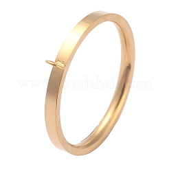 Fingerringfassungen aus Edelstahl 304&nbsp;RJEW-O045-09C-G