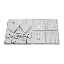 Weihnachtslebkuchenhaus lebensmittelechte Silikonformen&nbsp;SIL-G001-01A