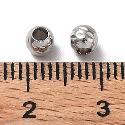 Anlaufgeschützte Perlen aus 303 Edelstahl&nbsp;STAS-Q302-09A-P-01