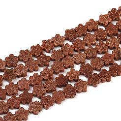 Perle sintetiche Goldstone fili&nbsp;LS-G-B138-C15-01