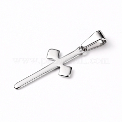 Pendentifs en acier inoxydable 304 résistant au ternissement&nbsp;STAS-L210-10P