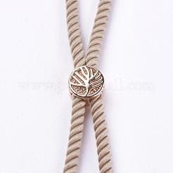 Nylon Twisted Cord Armband machen&nbsp;MAK-F018-06RG-RS