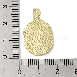 Muschelanhänger aus Messing mit Pavé-Fassung&nbsp;KK-I708-13E-G