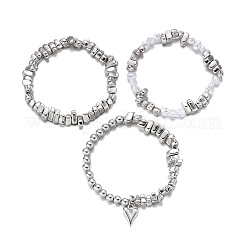 3 bracelet à breloques et bracelet extensible pour femme&nbsp;FS-WG5DF6F-02