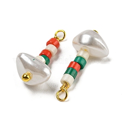 Pendenti di perle imitazione plastica abs&nbsp;KK-C046-01D