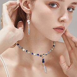 40 pièces 10 styles de gros pendentifs en pierres précieuses naturelles&nbsp;PALLOY-FH00058