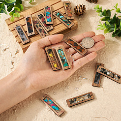 DIY-Set zur Herstellung rechteckiger Ohrringe&nbsp;DIY-TA0005-81