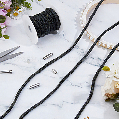 PVC- und Strass-Schnürsenkel&nbsp;DIY-DC0003-43A