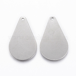 Colgantes de etiqueta en blanco con estampado de acero inoxidable 304 resistentes al deslustre&nbsp;STAS-P175-70P