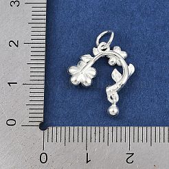 925 Blumenanhänger aus Sterlingsilber&nbsp;STER-K183-10S