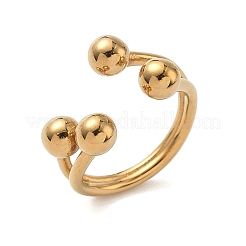 Anillos de puño de acero inoxidable 304&nbsp;RJEW-Z118-05G