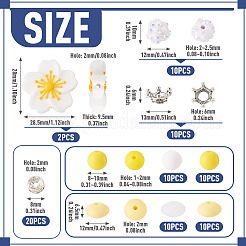 Perline in silicone 42 pz 5 stili&nbsp;DIY-TA0016-09A