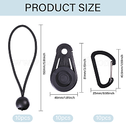 10 Stück multifunktionales elastisches Ballseil&nbsp;FIND-CA0009-96